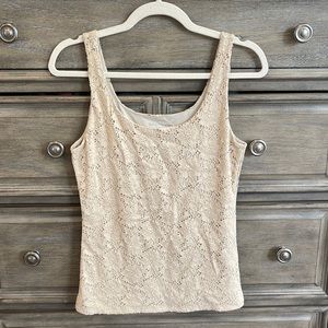 White House Black Market Tan Top